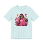 Boss Babe Pink Fashion Tee — Women’s Glam Money & Shopping Graphic Shirt