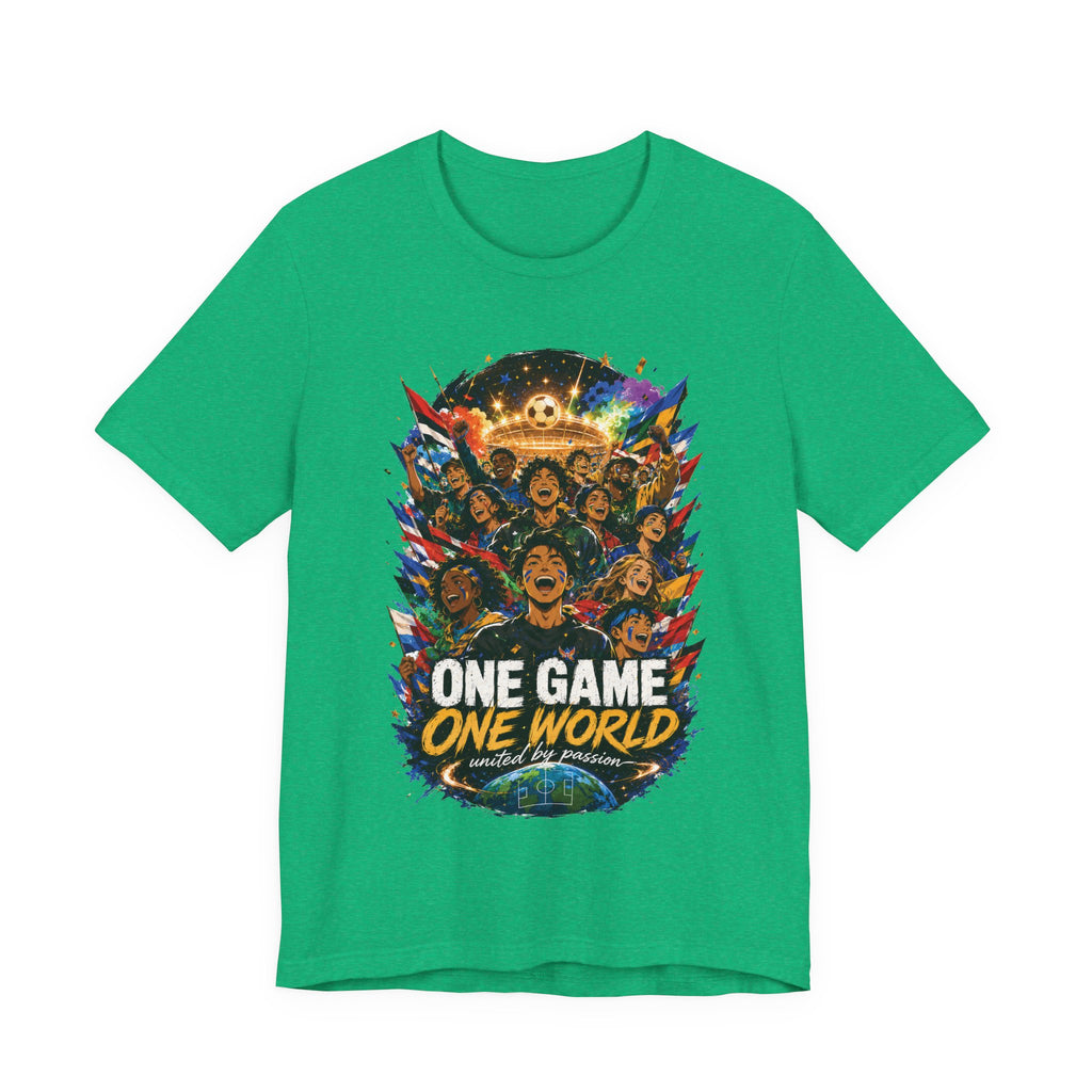 One Game One World Soccer Graphic T Shirt