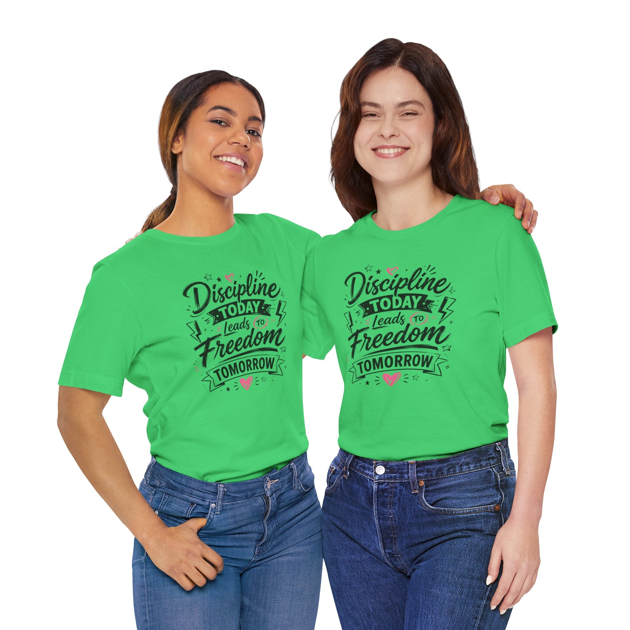 Discipline Today Leads to Freedom Tomorrow Tee — Motivational Fitness T-Shirt
