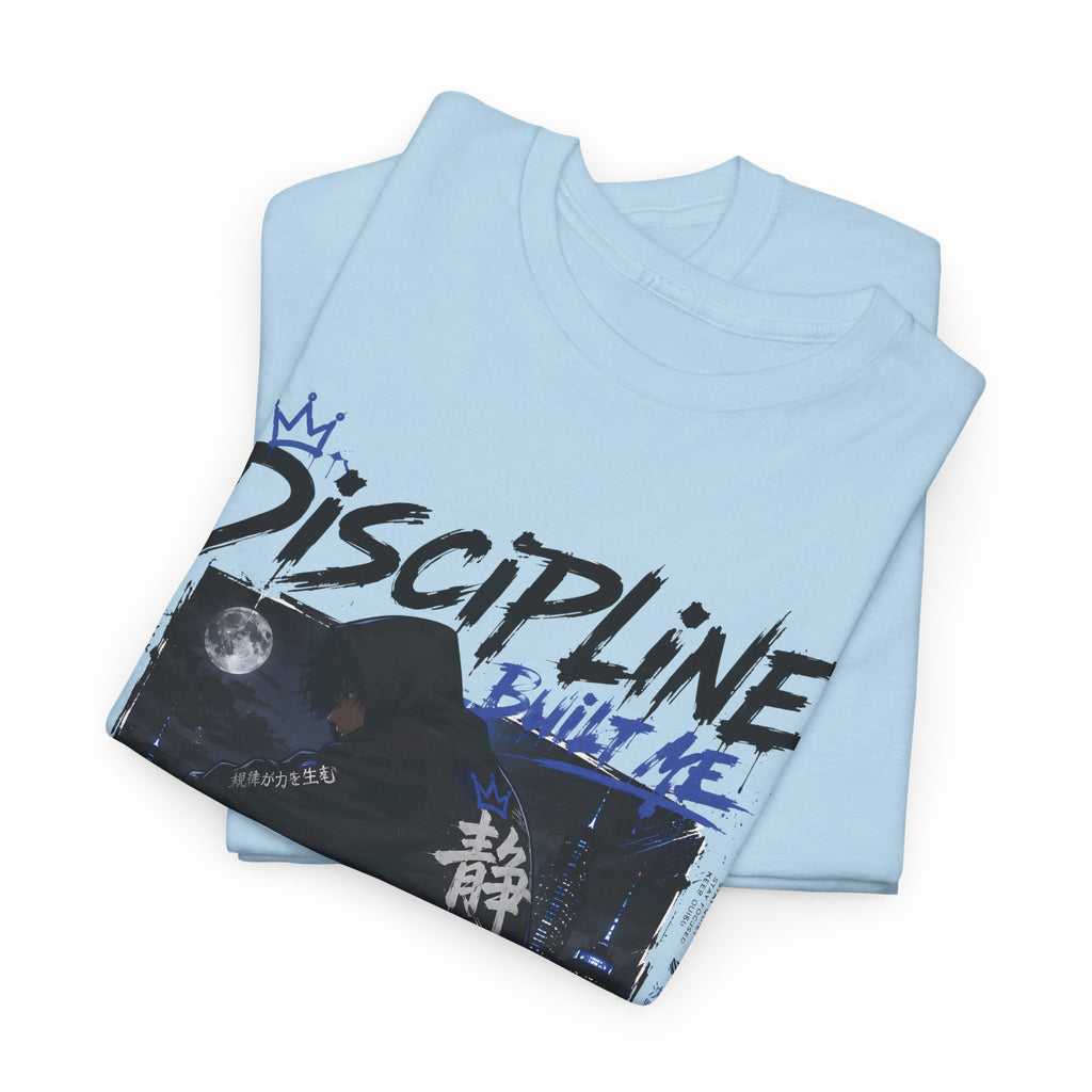 Discipline Anime Graphic Tee — Night Samurai Streetwear