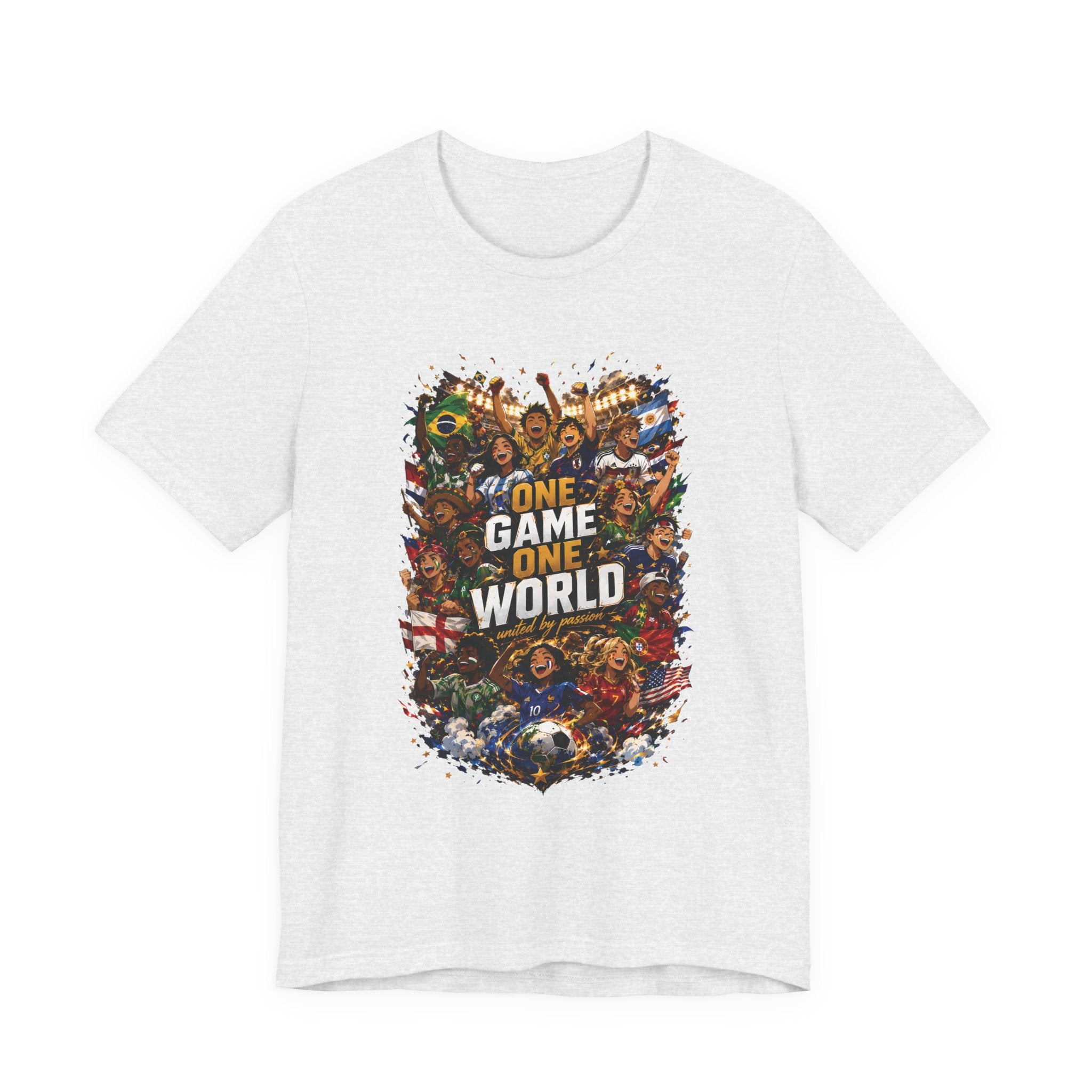 T-Shirt — 'One Game One World' Gamer Graphic Tee
