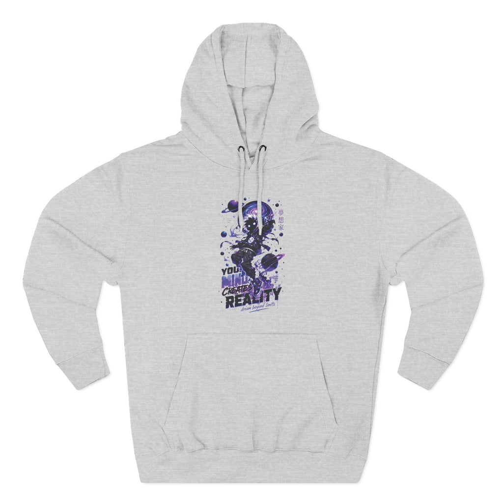 Galaxy Skate Hoodie — "You’re Not High, You’re Reality" Graphic Pullover