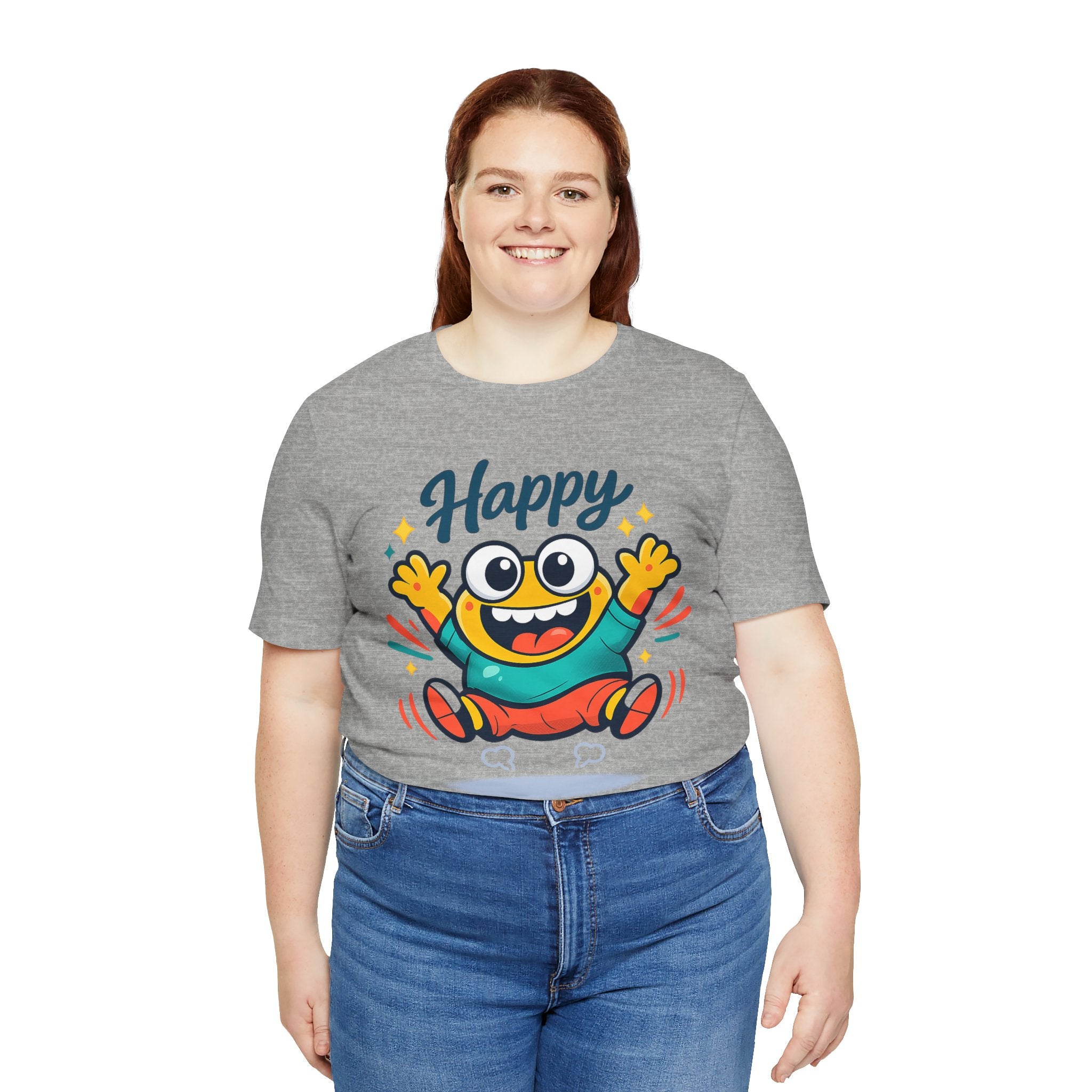 Happy Mood Blob T Shirt Cute Kawaii Graphic Tee