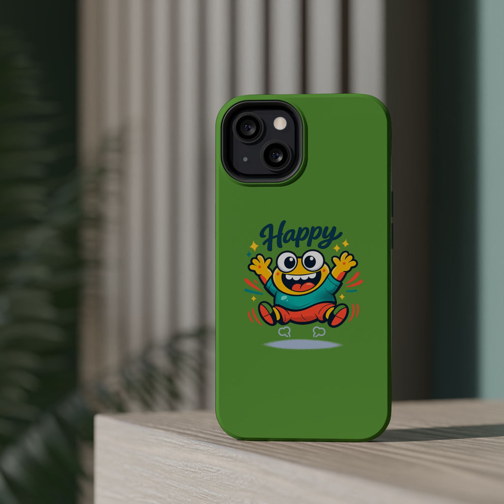 Happy Monster Magnetic Impact-Resistant Phone Case