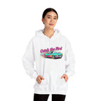 Retro Cartoon Dragster Hoodie – Vintage Racing Flame Graphic Pullover
