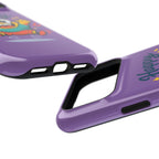 Happy Monster Magnetic Protective Phone Case Purple