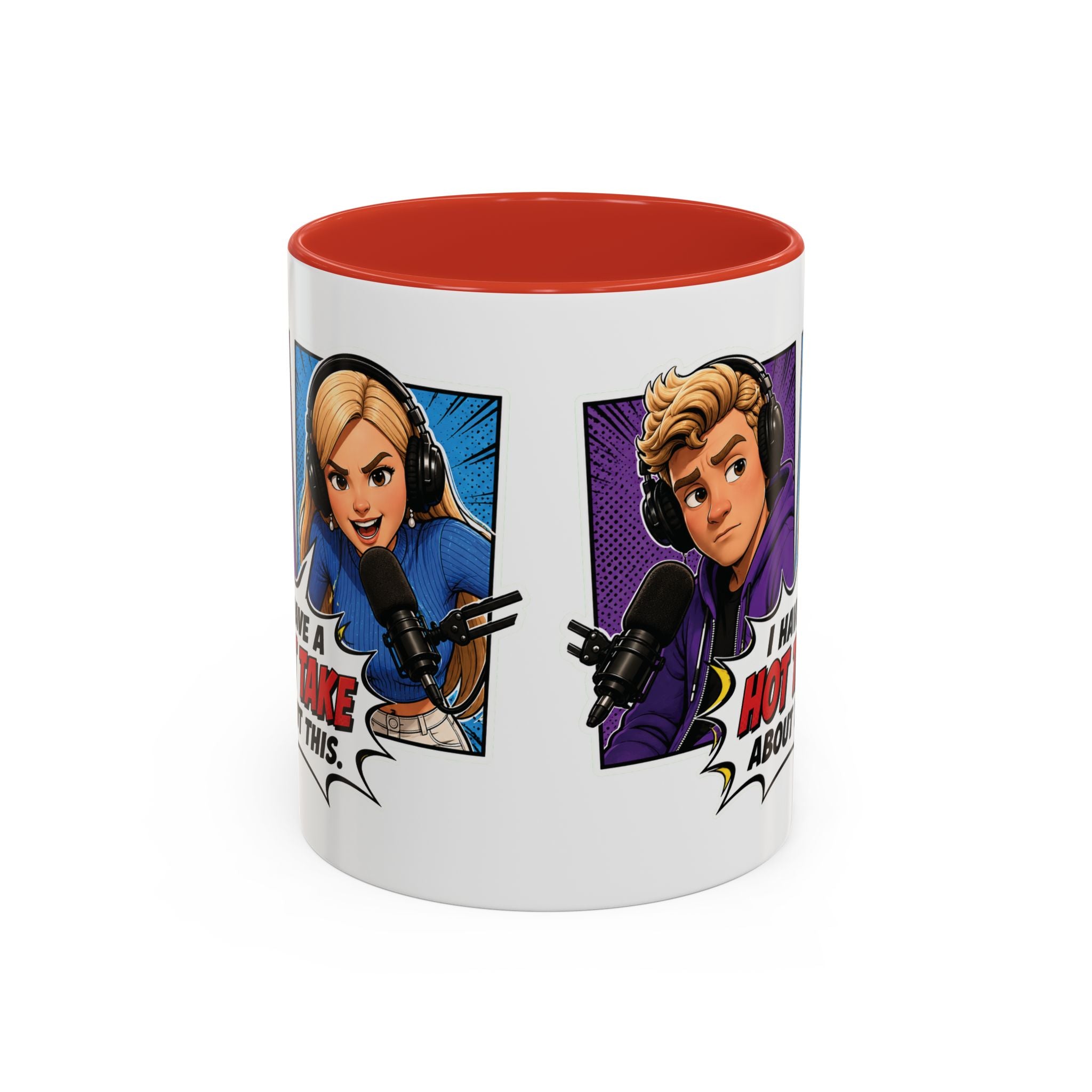 Jake And Emma Hot Take Coffee Mug — "I Have A Hot Take About This" Mug (11/15oz)