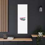 Retro Racing Car Canvas Wall Art – Vintage Dragster Design