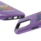 Happy Monster Magnetic Protective Phone Case Purple
