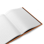 Soccer Journal — "One Game One World" Hardcover Notebook (Custom Name & Number)
