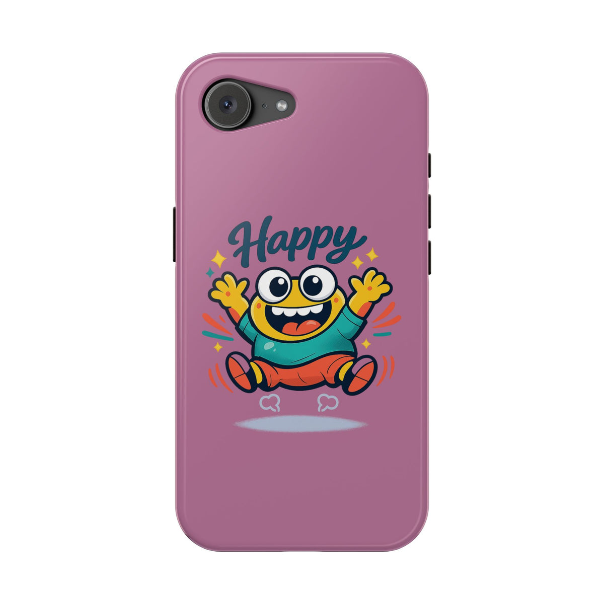 Happy Monster Magnetic Protective Phone Case Pink