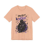 Protect Your Peace Gothic Butterfly Graphic T Shirt