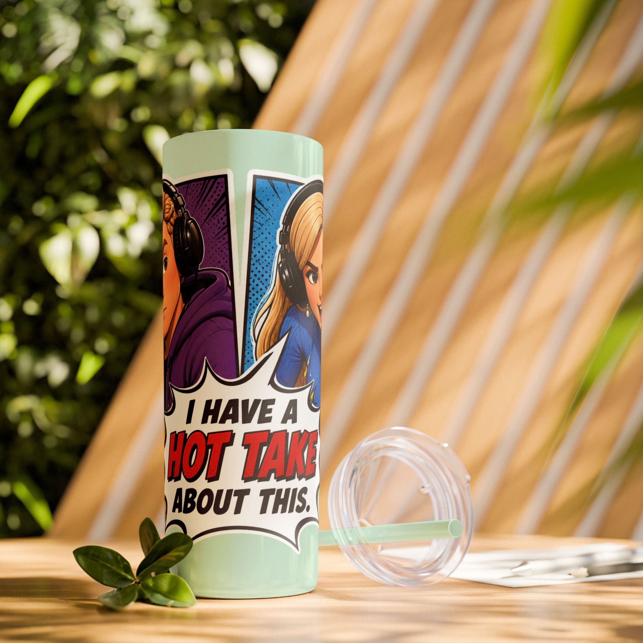 Hot Take Central I Have a Hot Take About This 20oz Pop Art Tumbler