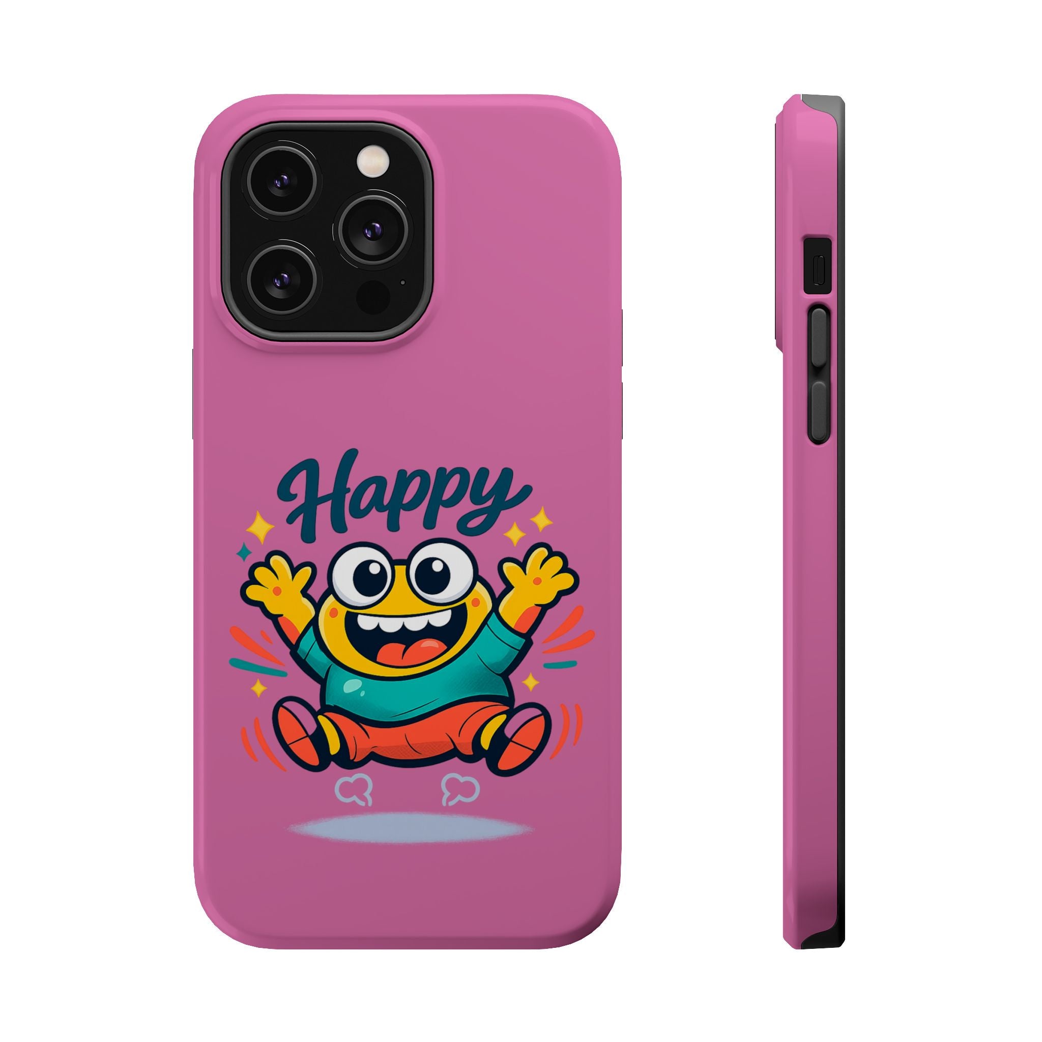Happy Monster Magnetic Impact-Resistant Phone Case