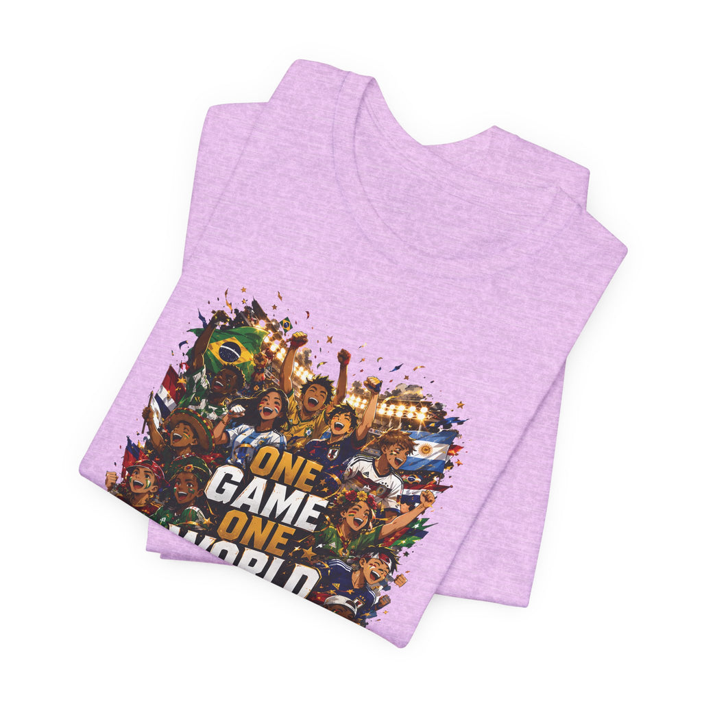 T-Shirt — 'One Game One World' Gamer Graphic Tee