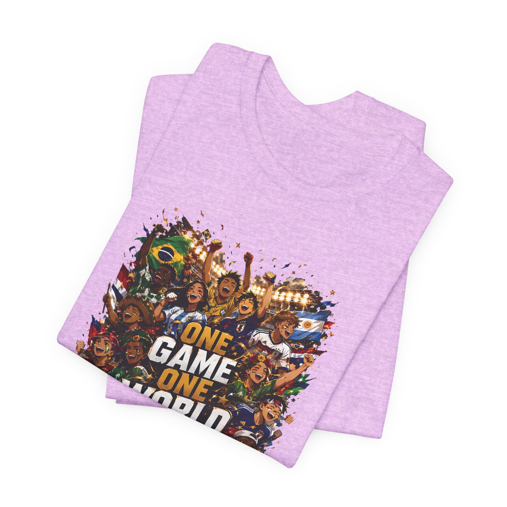 T-Shirt — 'One Game One World' Gamer Graphic Tee