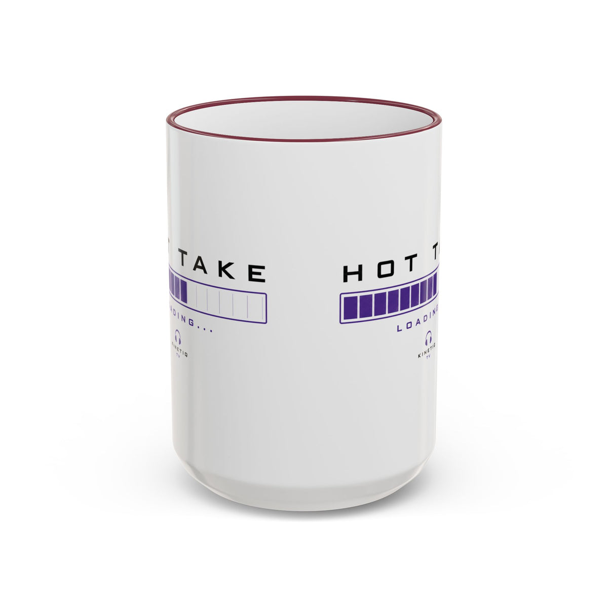 Hot Take Central Hot Take Loading Accent Rim Mug