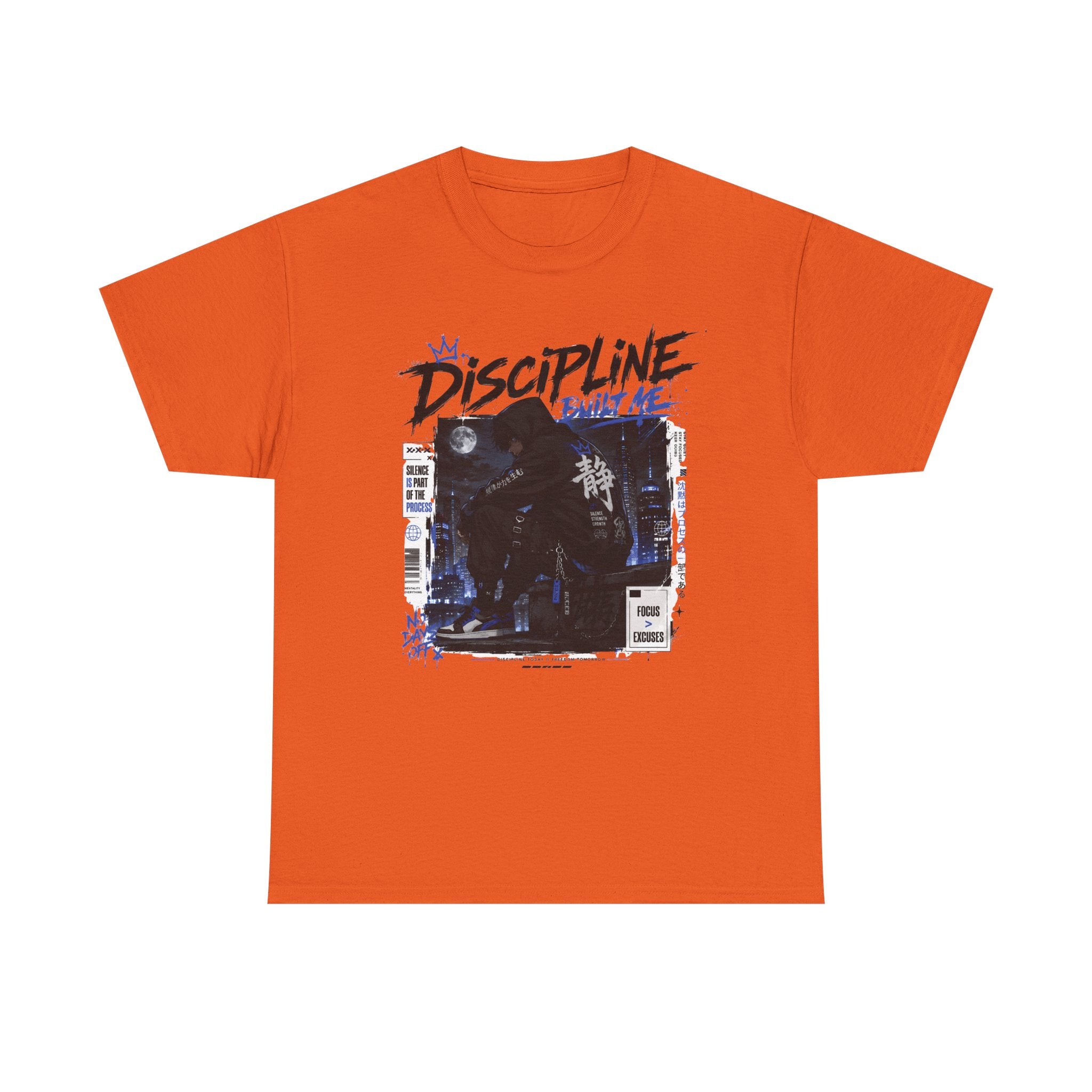Discipline Built Me Anime Streetwear T Shirt