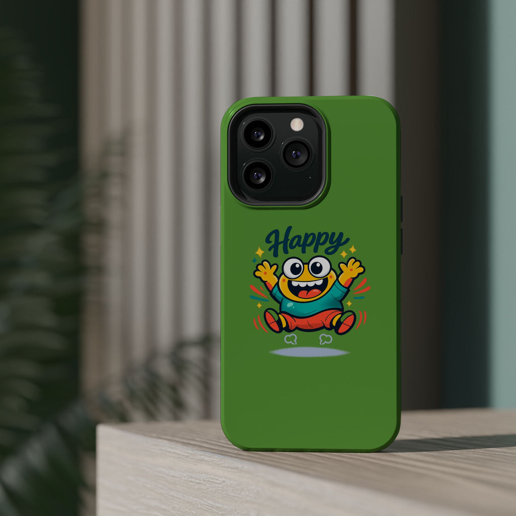 Happy Monster Magnetic Impact-Resistant Phone Case