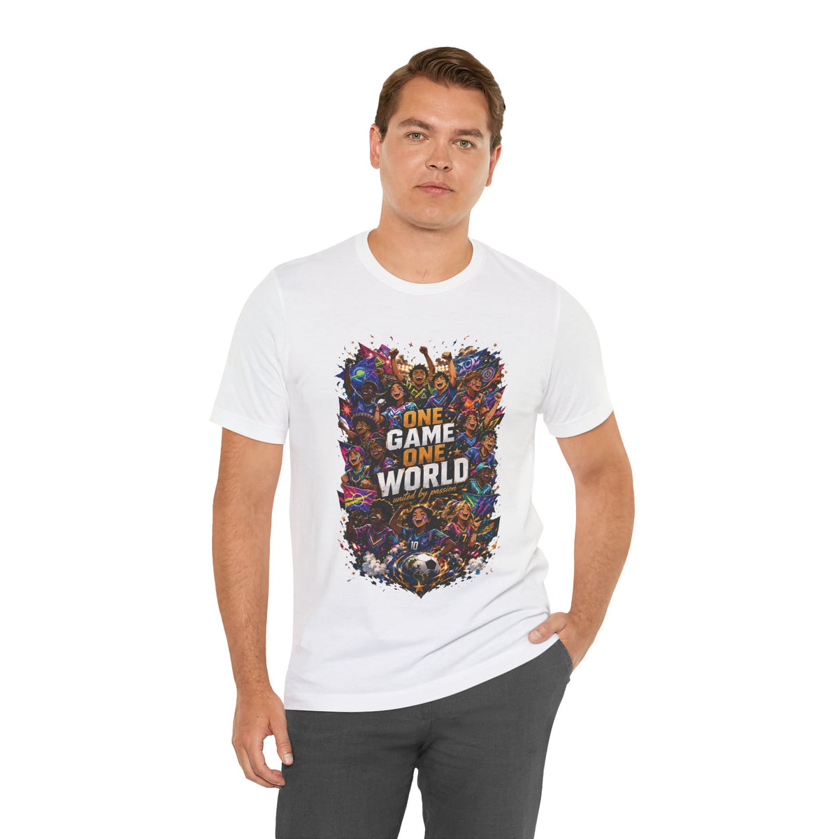 One Game One World Gamer Graphic T Shirt