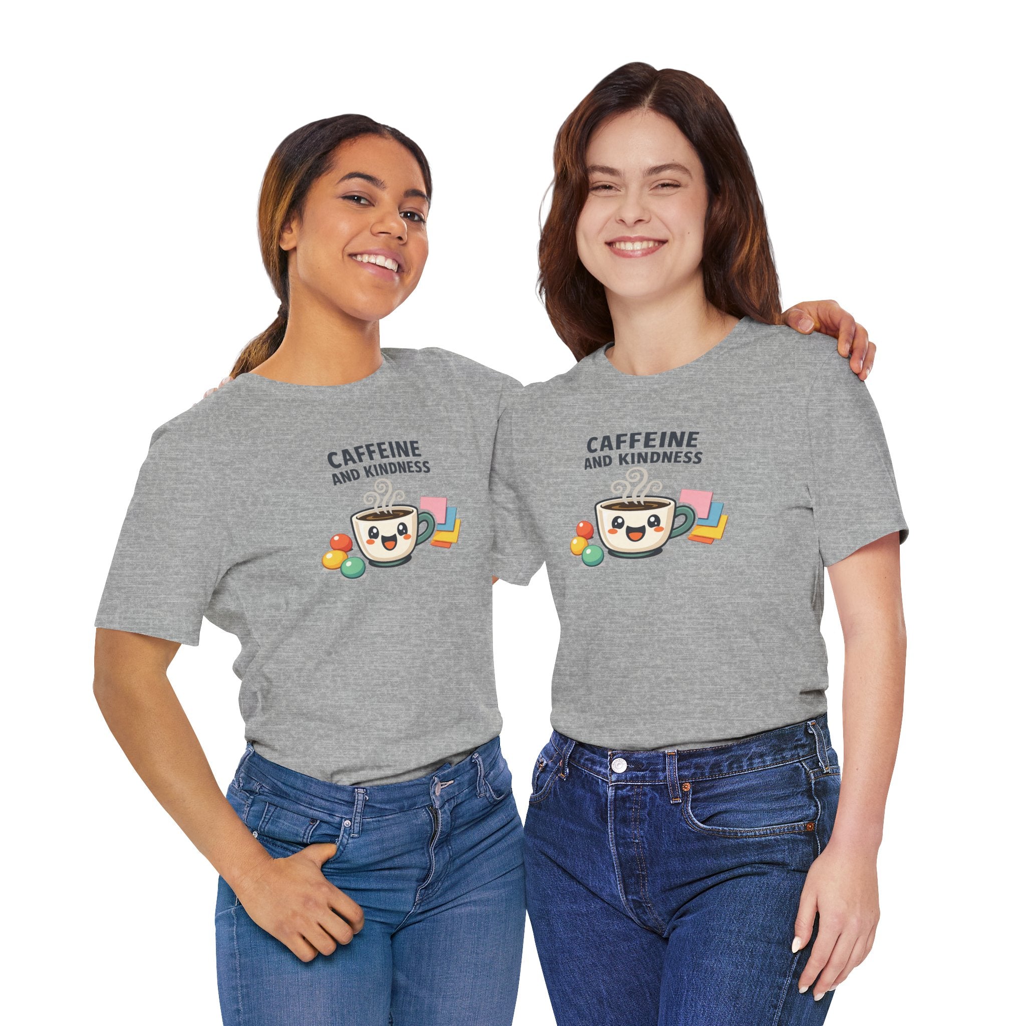Caffeine and Kindness Tee | office humor, coffee fuel