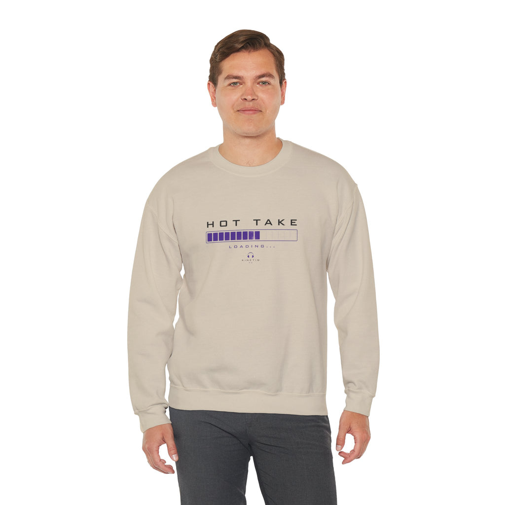 Hot Take Central Hot Take Loading Crewneck Sweatshirt