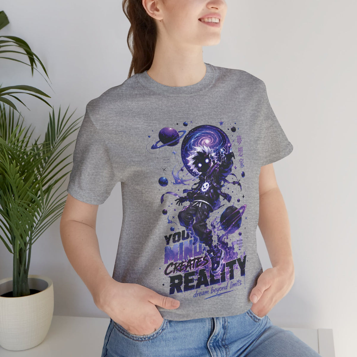 Your Mind Creates Reality Galaxy Graphic T Shirt