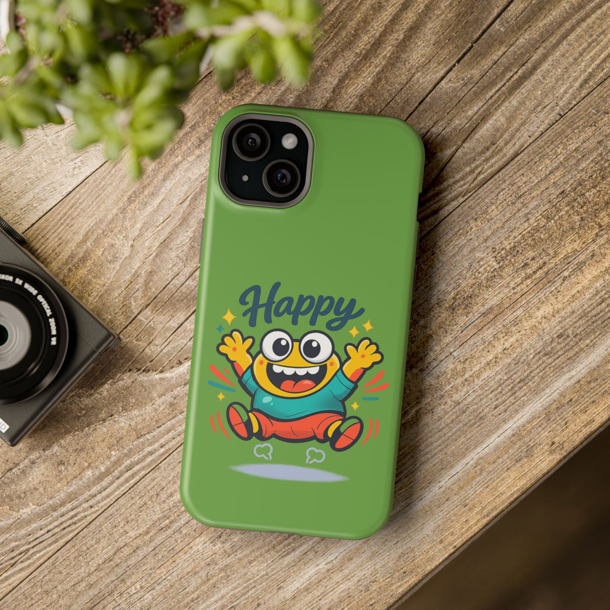 Happy Monster Magnetic Impact-Resistant Phone Case