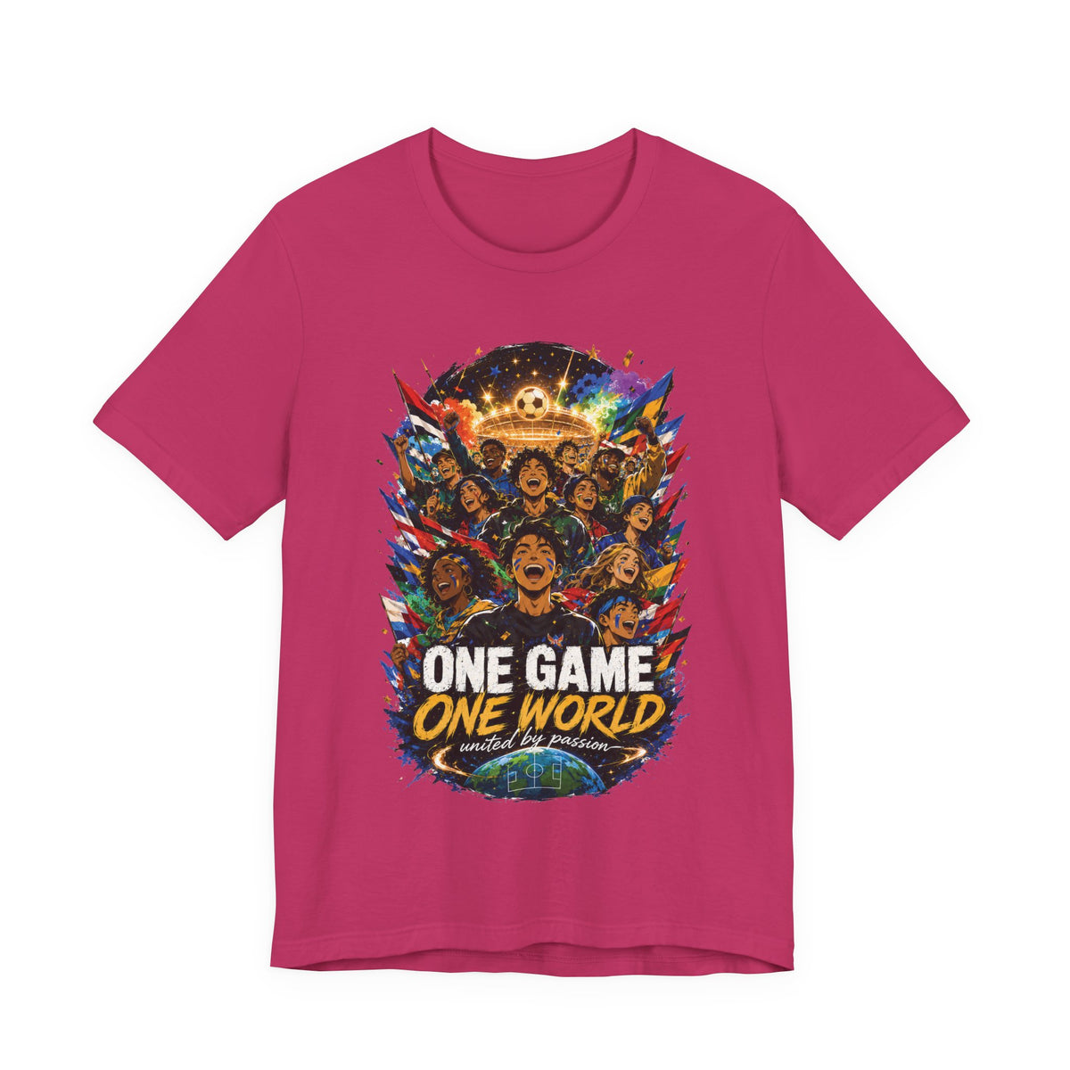 One Game One World Soccer Graphic T Shirt