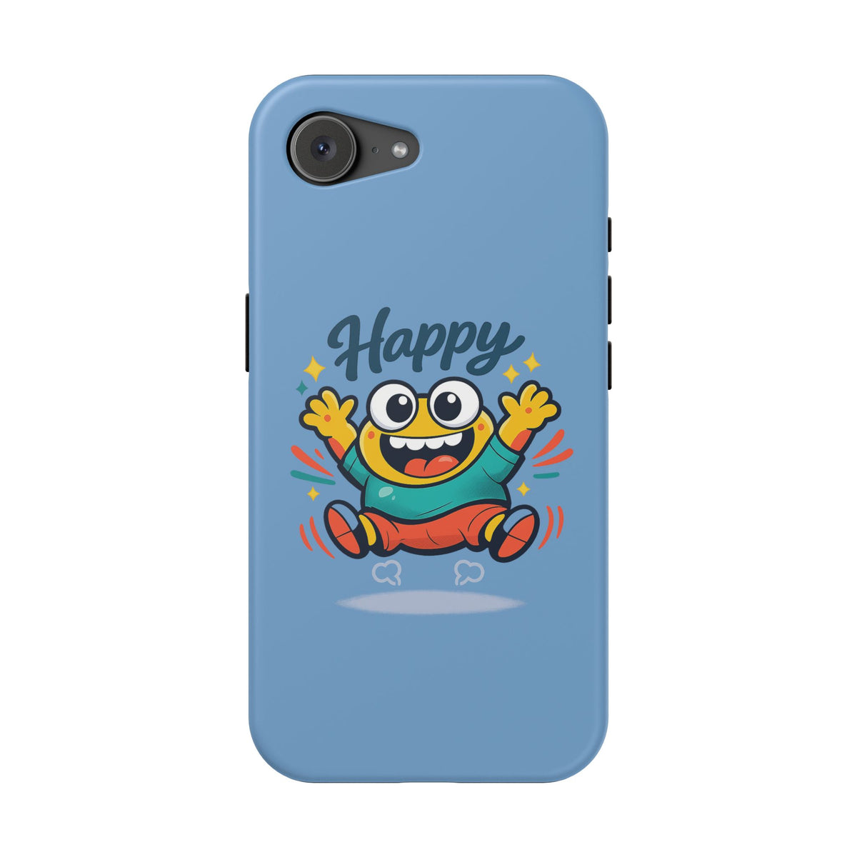 Happy Monster Magnetic Protective Phone Case Blue