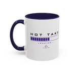 Accent Coffee Mug — "Hot Take Loading" Progress Bar Coffee Mug