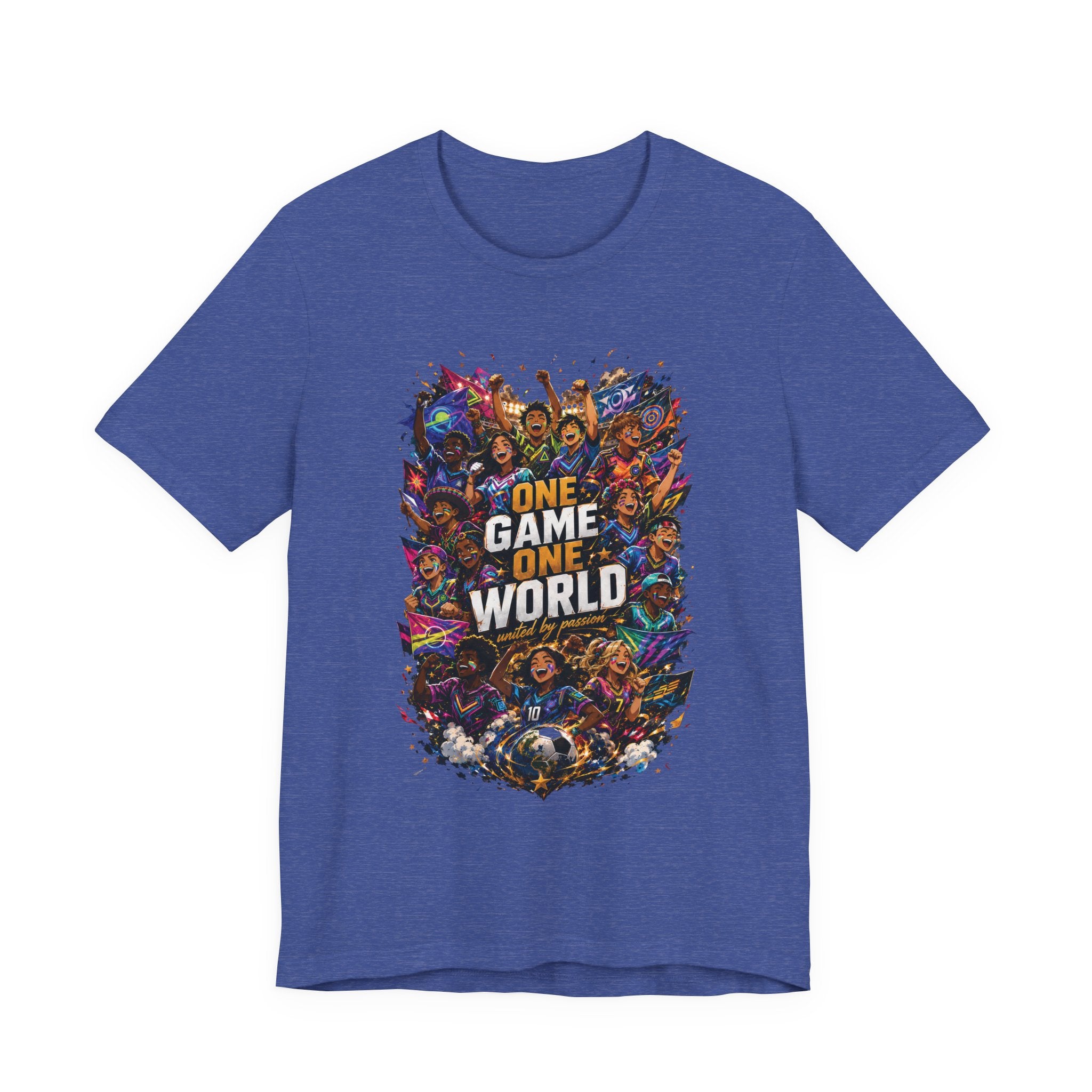 T-Shirt — 'One Game One World' Gamer Graphic Tee