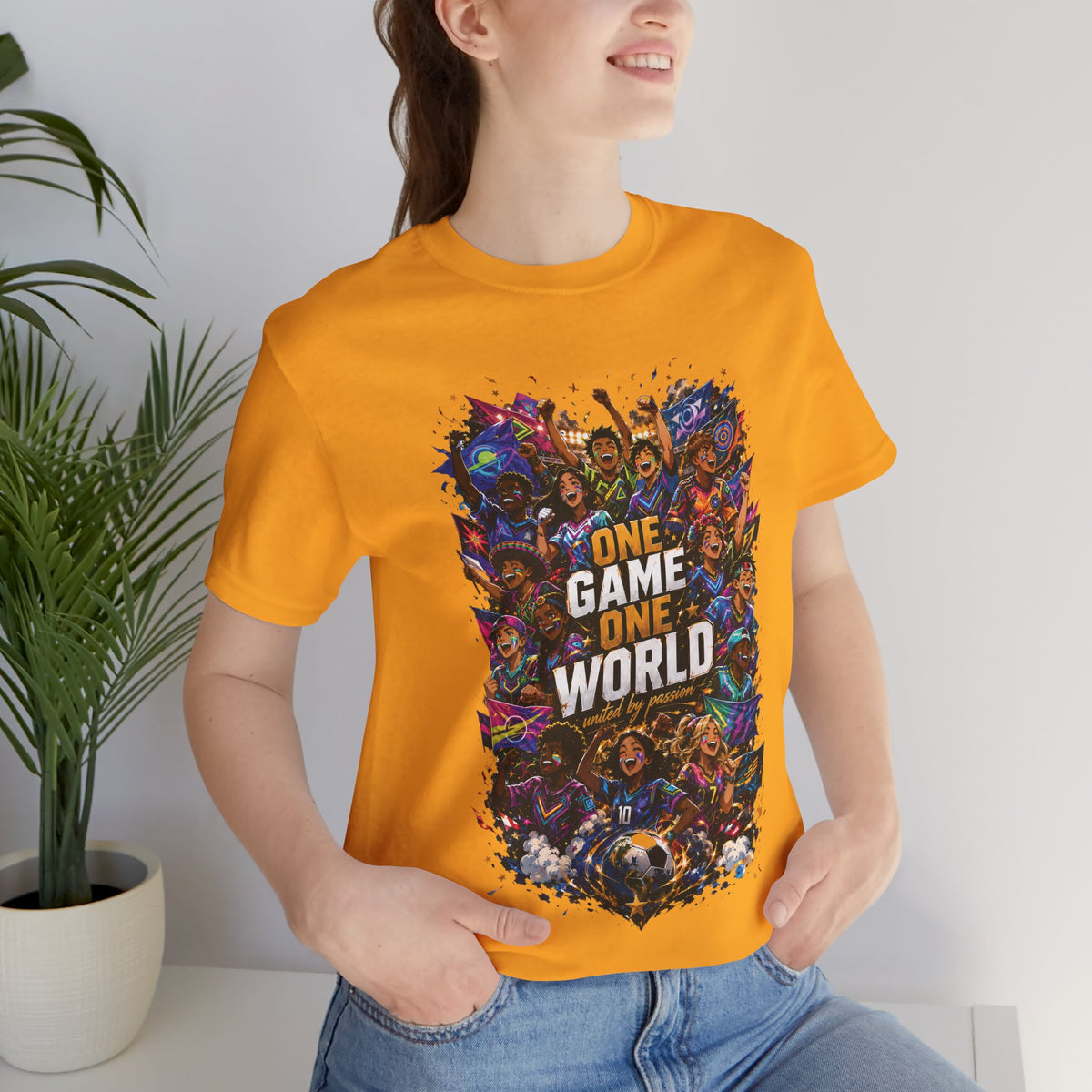 One Game One World Gamer Graphic T Shirt