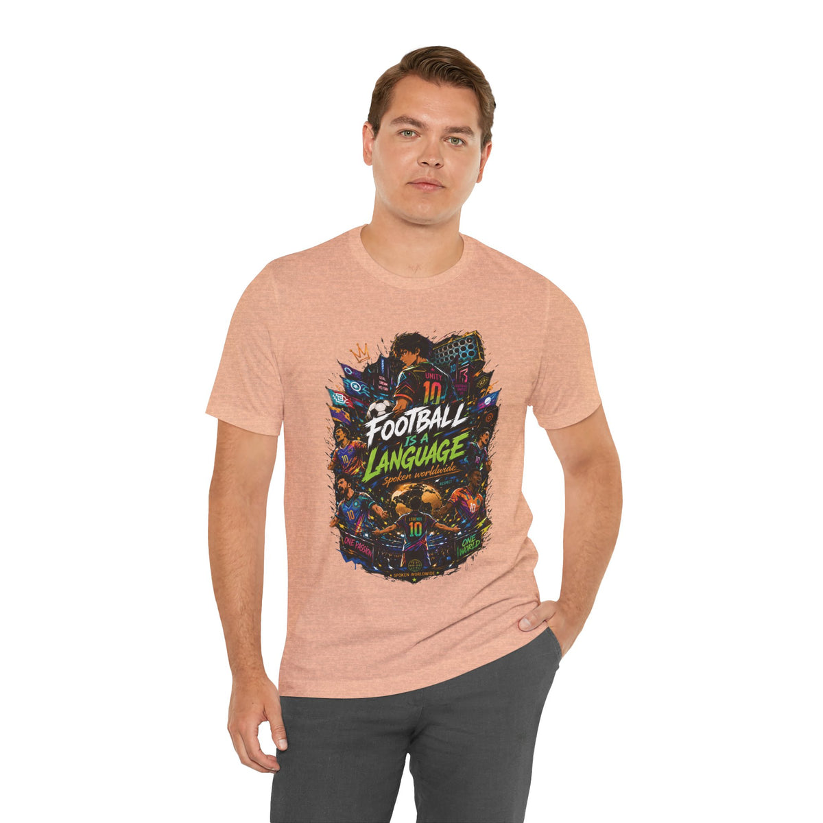 Football Is a Language Graphic T Shirt