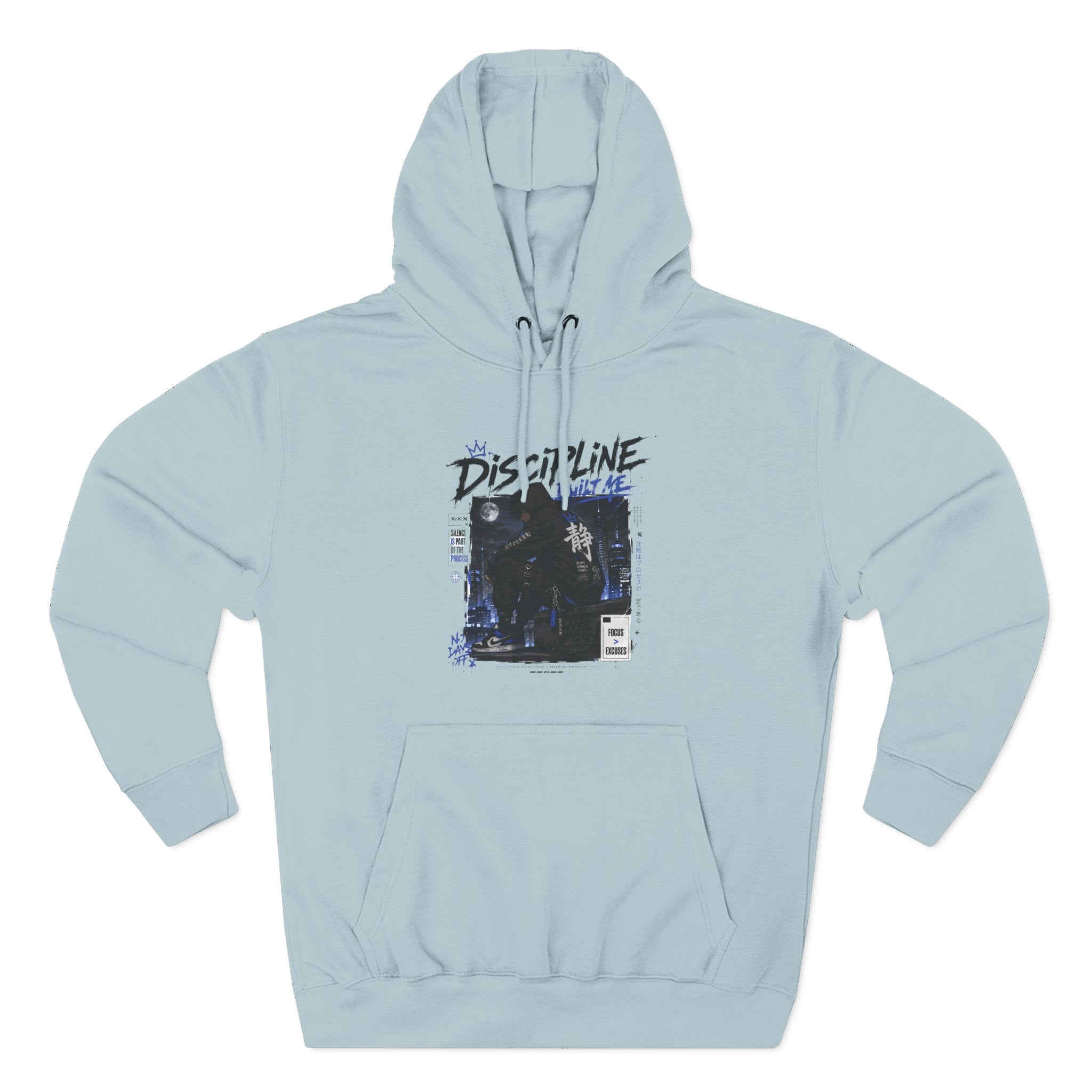 Discipline Graphic Hoodie — Vintage TV Photo Streetwear Pullover