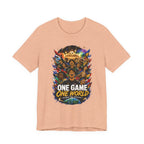 Soccer Graphic Tee - "One Game One World" Graphic T-Shirt