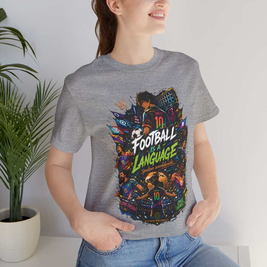 Football Is a Language Graphic T Shirt