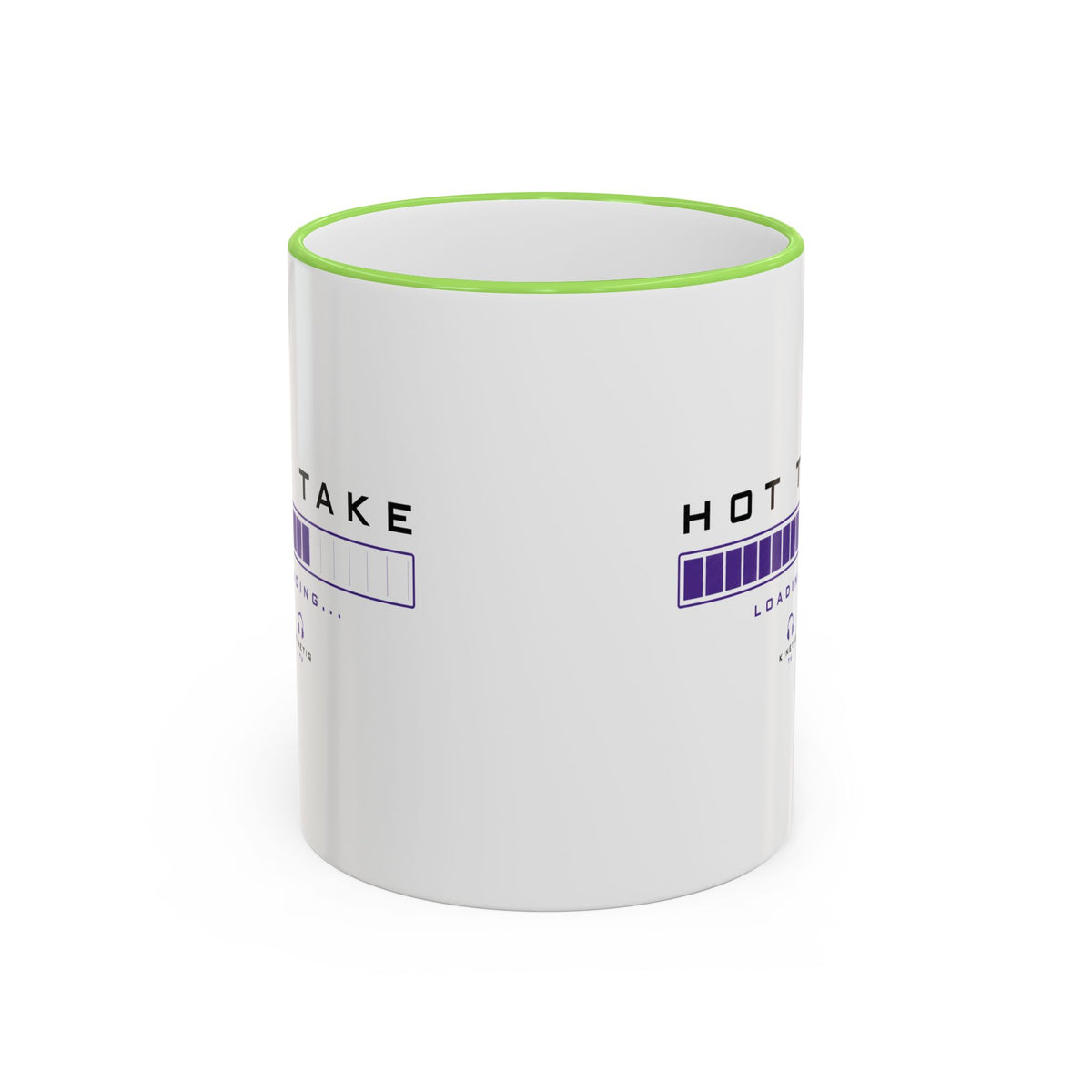 Hot Take Central Hot Take Loading Accent Rim Mug