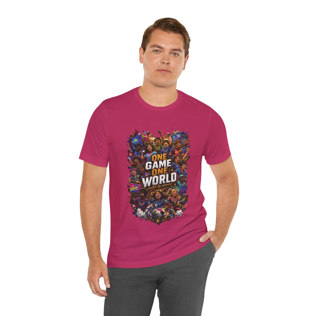 One Game One World Gamer Graphic T Shirt