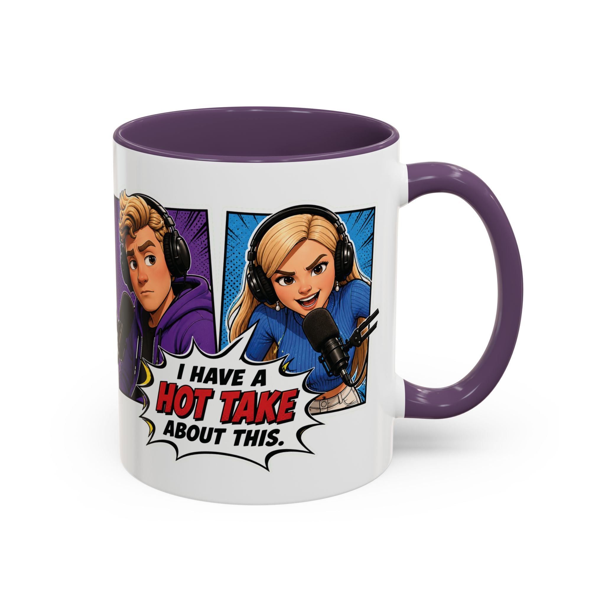 Jake And Emma Hot Take Coffee Mug — "I Have A Hot Take About This" Mug (11/15oz)