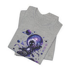 Astronaut Galaxy Tee — "Your Mind Creates Reality" Space Graphic T-Shirt