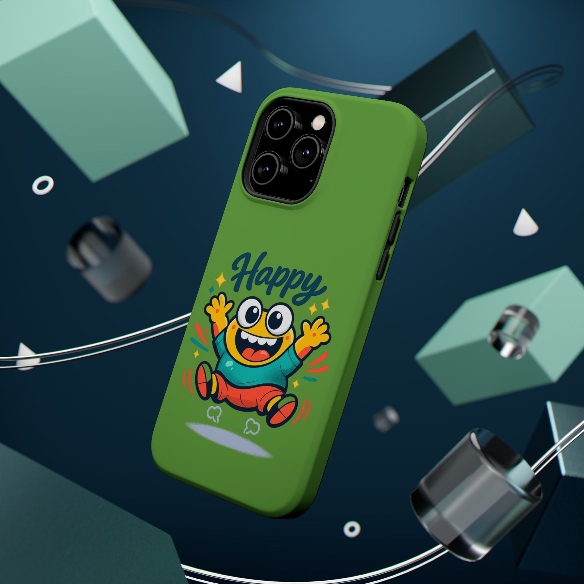 Happy Monster Magnetic Impact-Resistant Phone Case