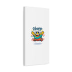 Happy Blob Cartoon Canvas Bold Kawaii Wall Art