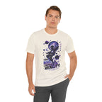 Astronaut Galaxy Tee — "Your Mind Creates Reality" Space Graphic T-Shirt