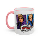 Jake And Emma Hot Take Accent Rim Mug – I Have A Hot Take About This Comic Coffee Cup (11oz/15oz)