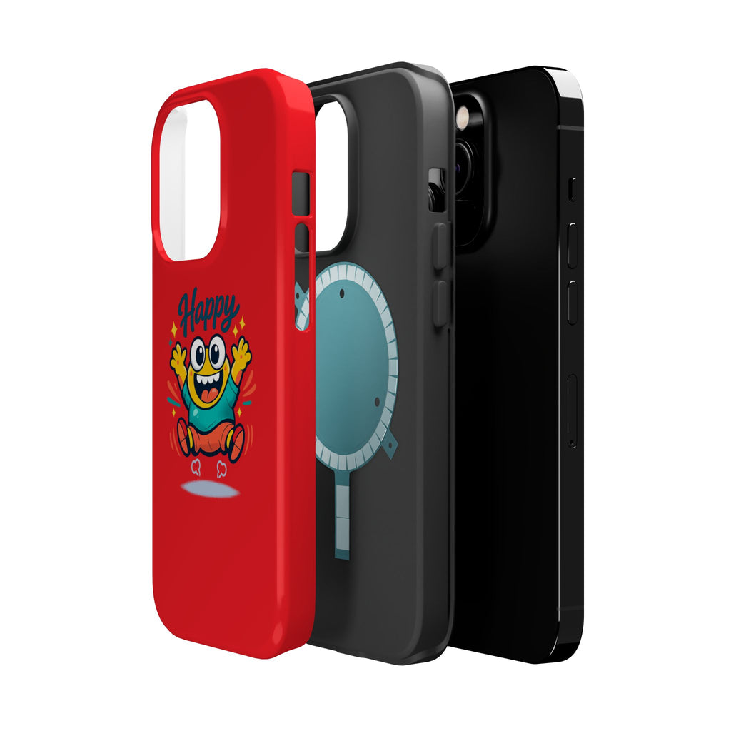 Happy Monster Magnetic Impact-Resistant Phone Case