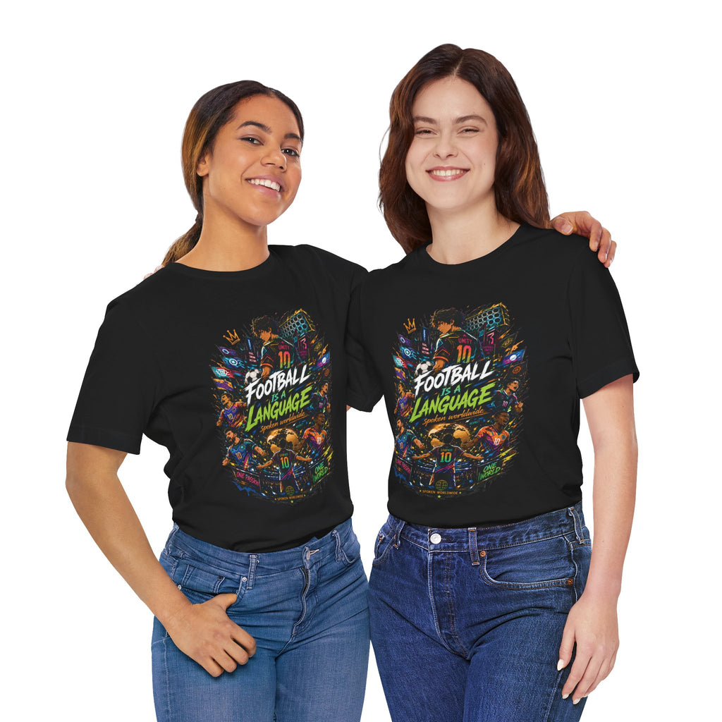 Football Is a Language Graphic T Shirt