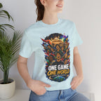 Soccer Graphic Tee - "One Game One World" Graphic T-Shirt