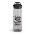 Discipline Today Leads to Freedom Tomorrow Water Bottle