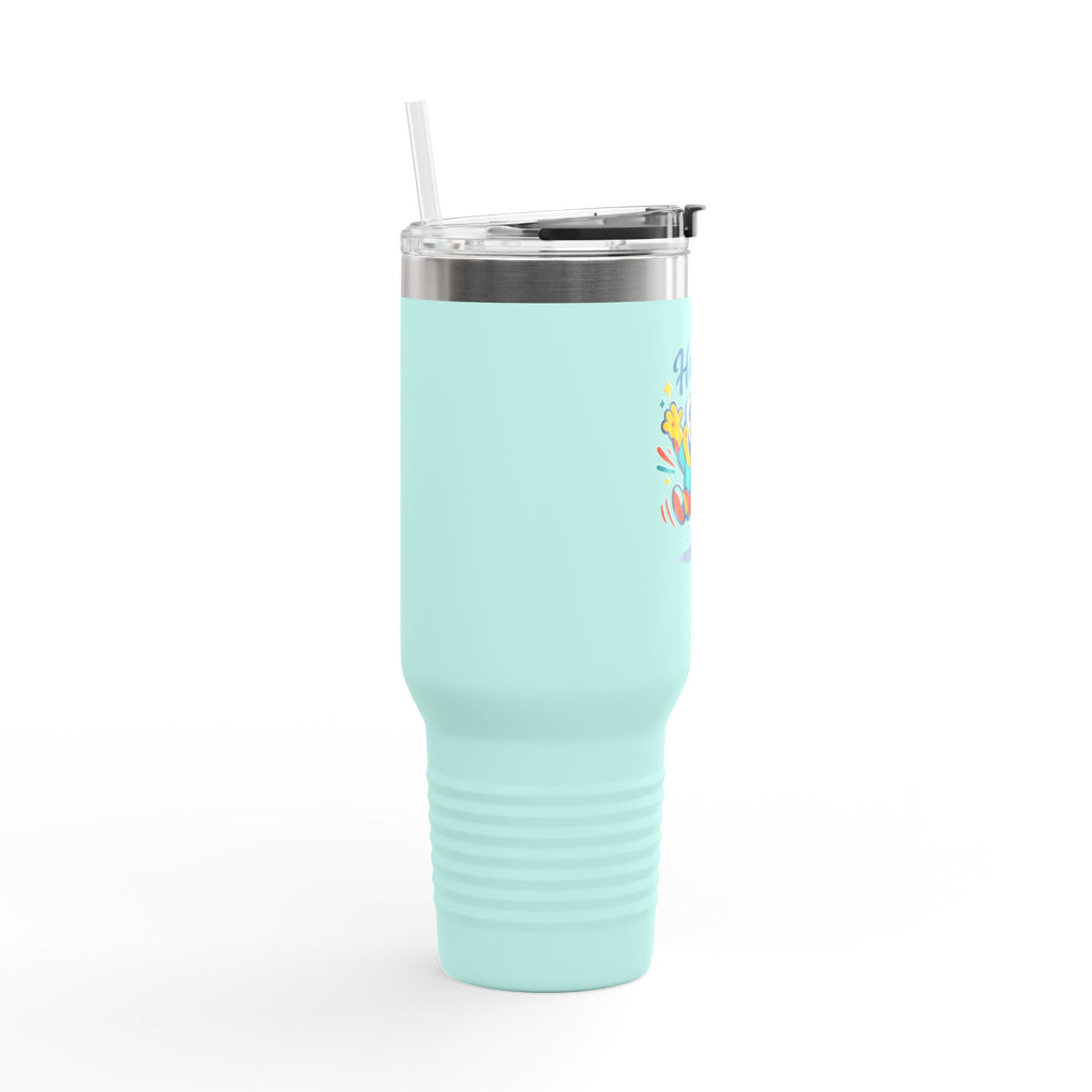 Happy Monster 40oz Insulated Travel Mug